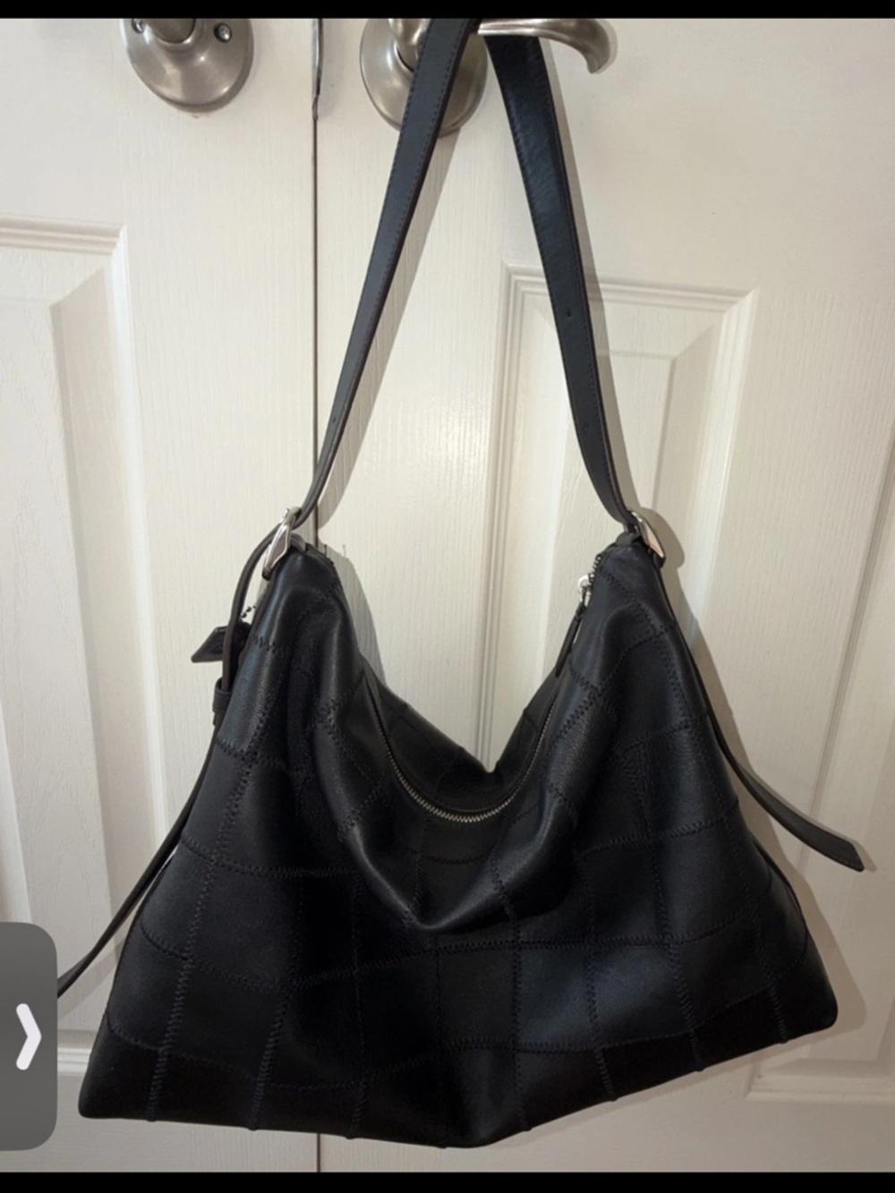 COACH Coachtopia Alter Ego Slouchy Large Tote Black + Leather Cosmetic Pouch - Picture 2 of 14